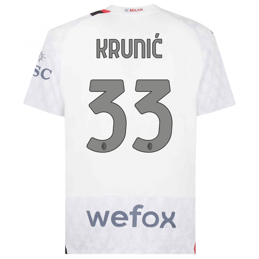 Dámské Rade Krunic #33 Bílý Daleko Hráčské Dresy 2023/24 Dres