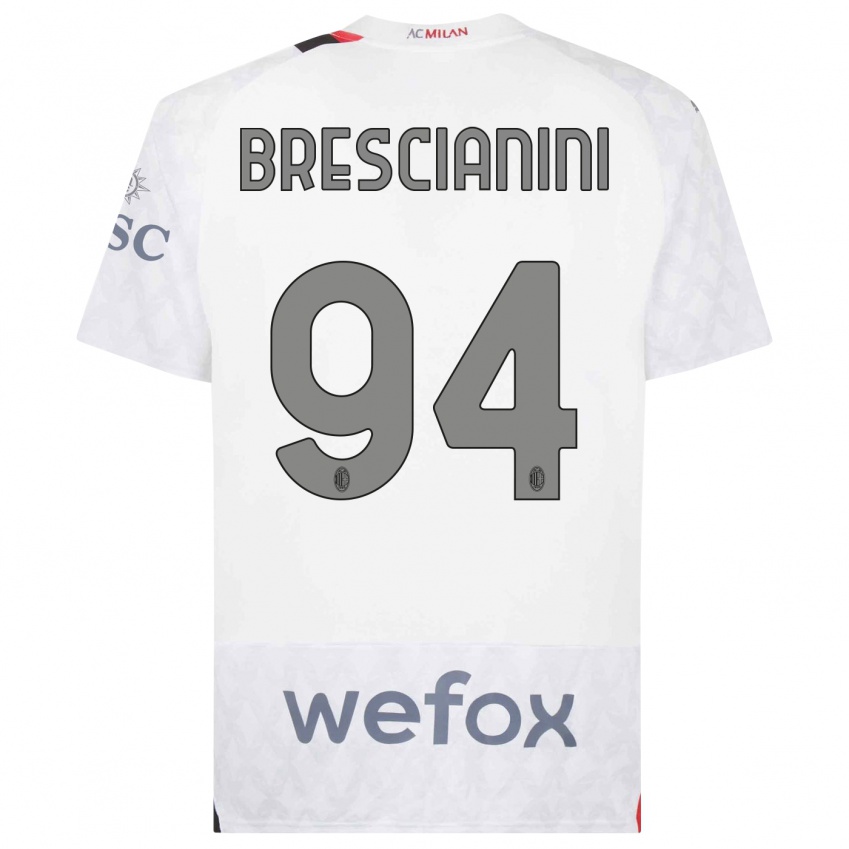 Dámské Marco Brescianini #94 Bílý Daleko Hráčské Dresy 2023/24 Dres