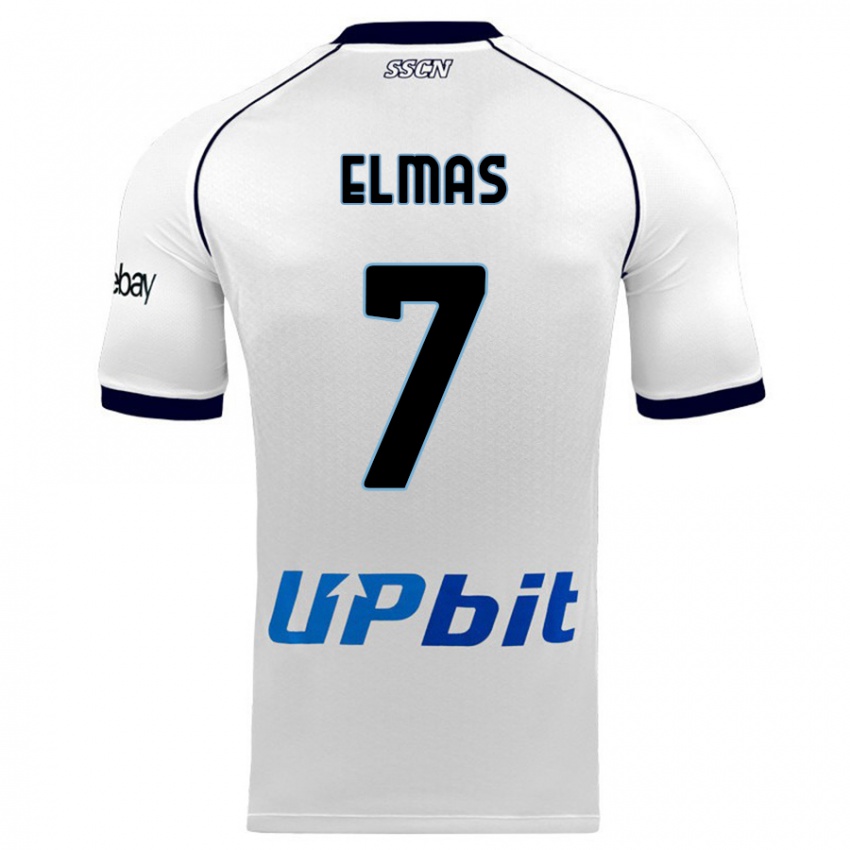 Dámské Eljif Elmas #7 Bílý Daleko Hráčské Dresy 2023/24 Dres