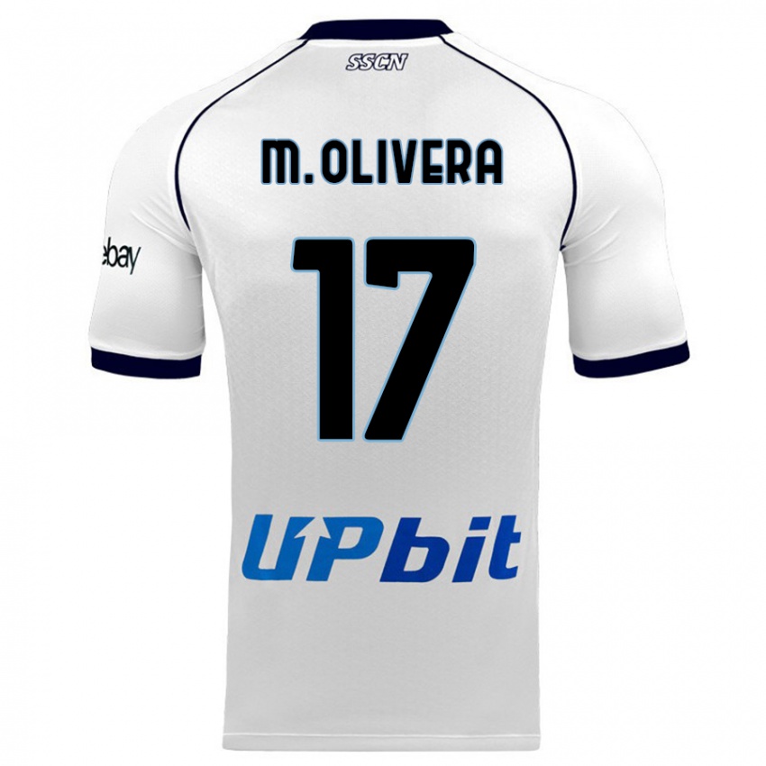 Dámské Mathias Olivera #17 Bílý Daleko Hráčské Dresy 2023/24 Dres