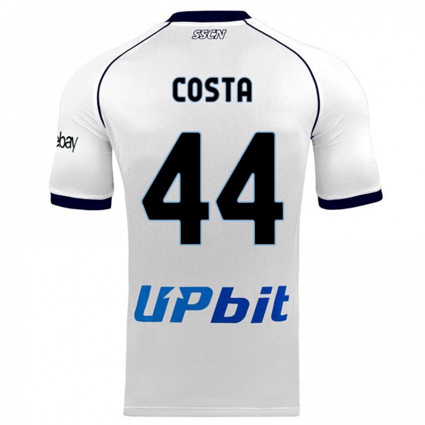 Dámské Filippo Costa #44 Bílý Daleko Hráčské Dresy 2023/24 Dres