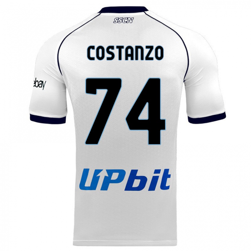 Dámské Davide Costanzo #74 Bílý Daleko Hráčské Dresy 2023/24 Dres