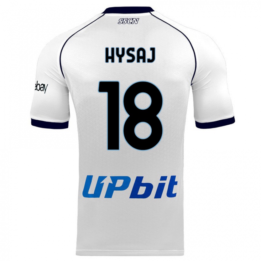 Dámské Daniel Hysaj #18 Bílý Daleko Hráčské Dresy 2023/24 Dres