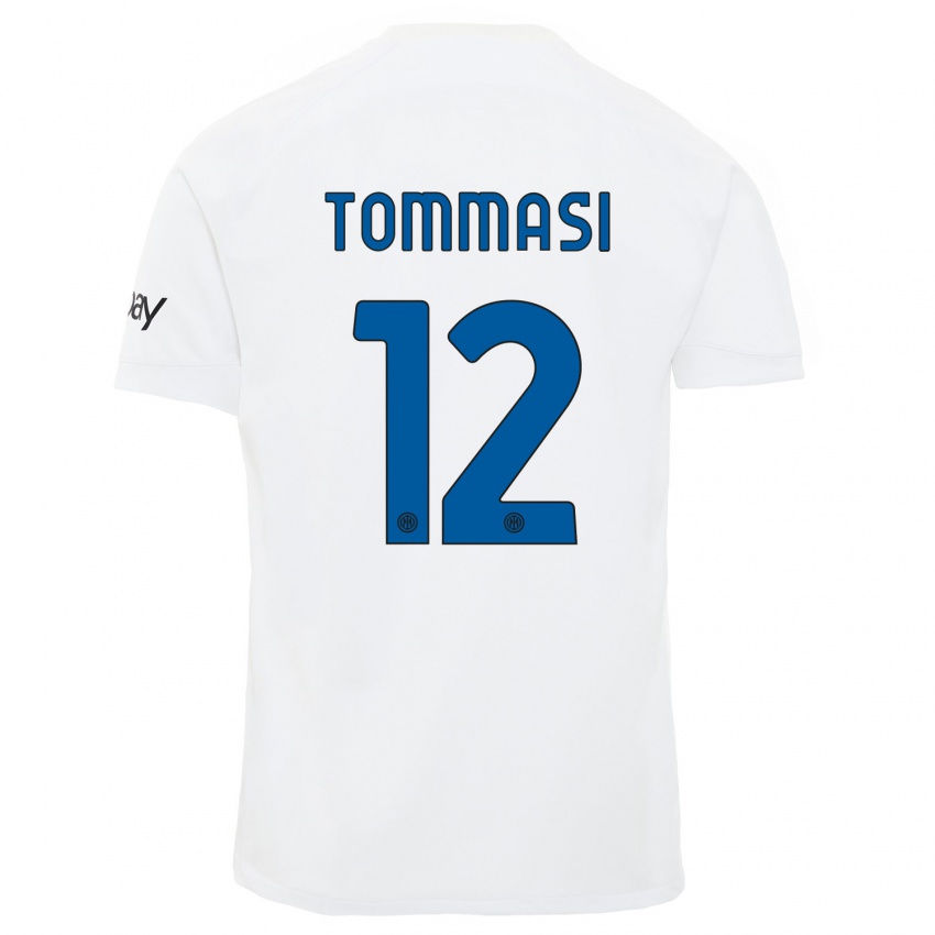Dámské Francesco Tommasi #12 Bílý Daleko Hráčské Dresy 2023/24 Dres