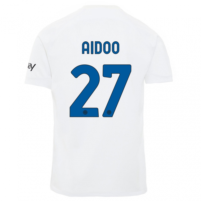 Dámské Mike Aidoo #27 Bílý Daleko Hráčské Dresy 2023/24 Dres
