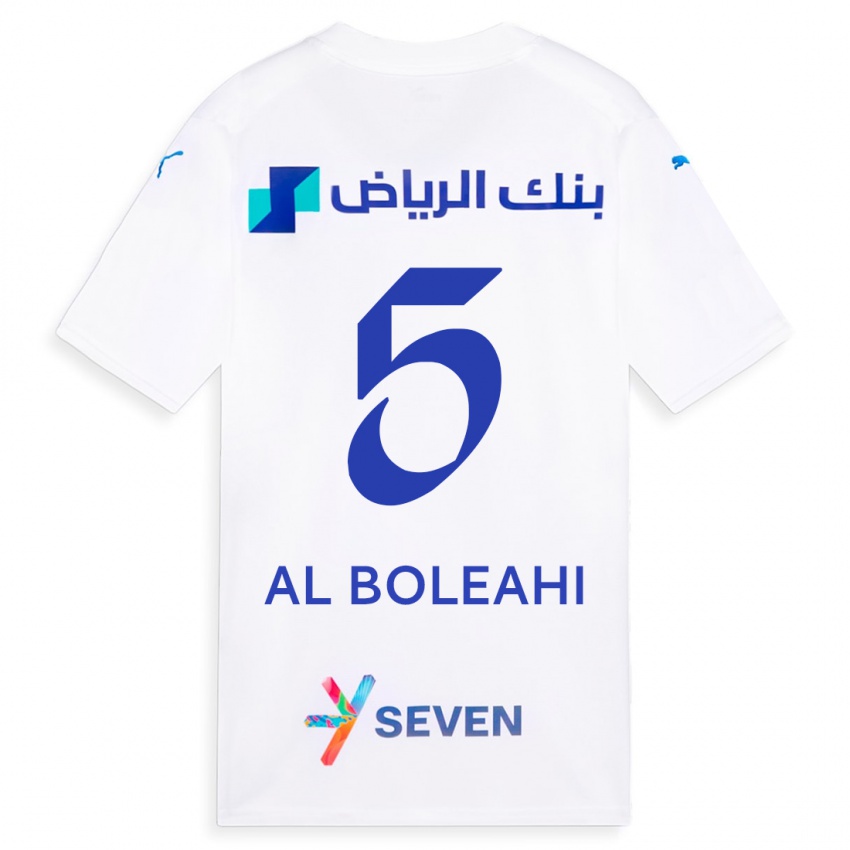 Dámské Ali Al-Boleahi #5 Bílý Daleko Hráčské Dresy 2023/24 Dres