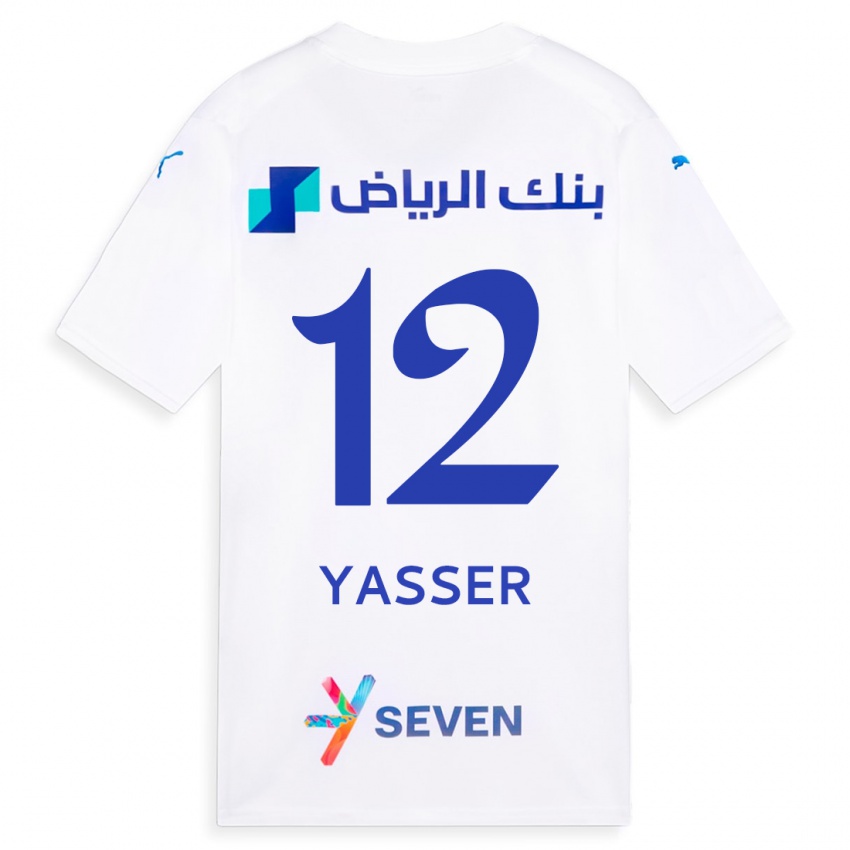 Dámské Yasser Al-Shahrani #12 Bílý Daleko Hráčské Dresy 2023/24 Dres