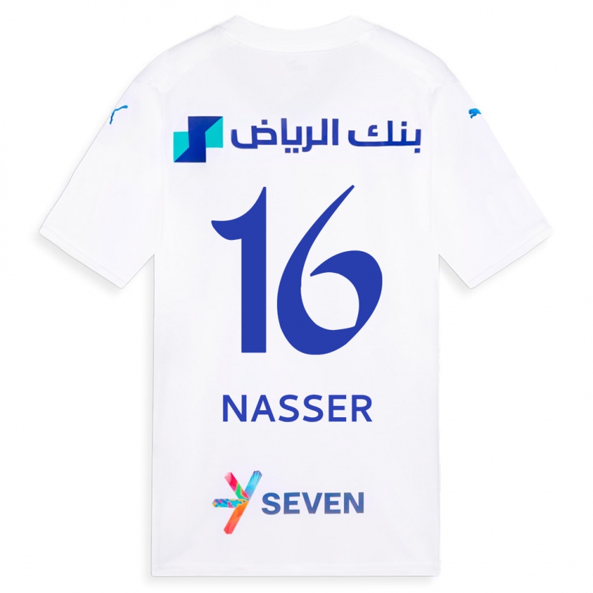 Dámské Nasser Al-Dawsari #16 Bílý Daleko Hráčské Dresy 2023/24 Dres