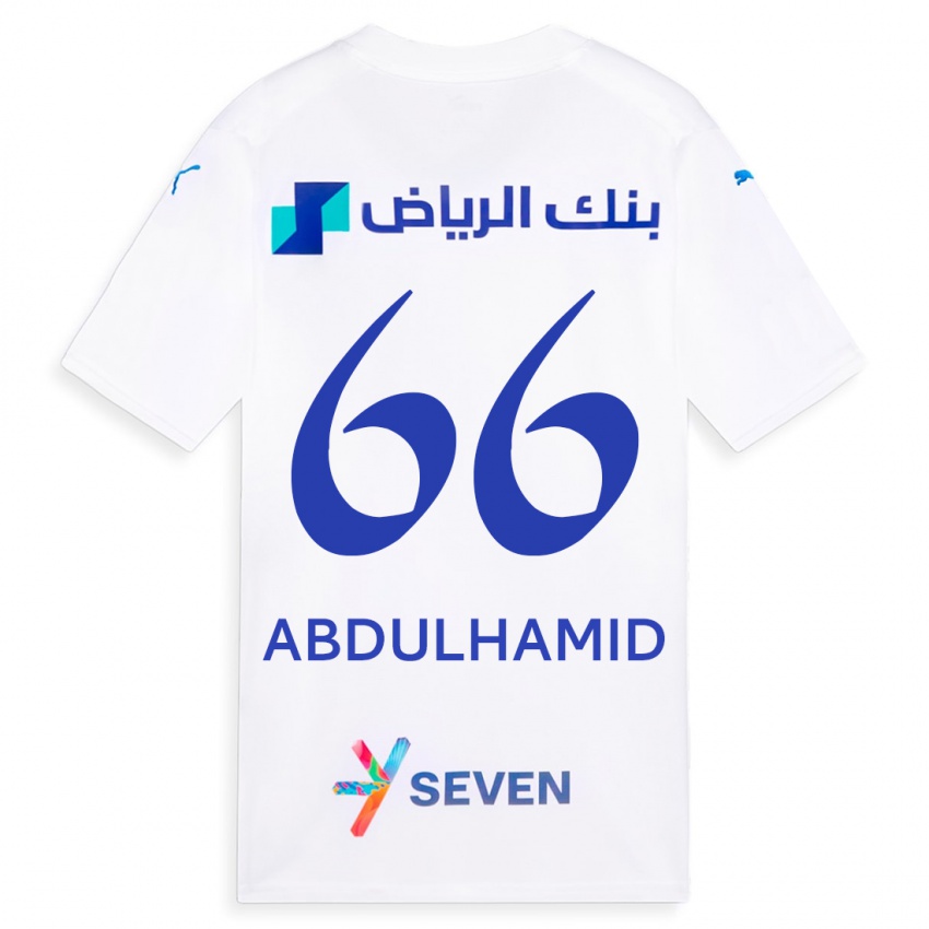 Dámské Saud Abdulhamid #66 Bílý Daleko Hráčské Dresy 2023/24 Dres