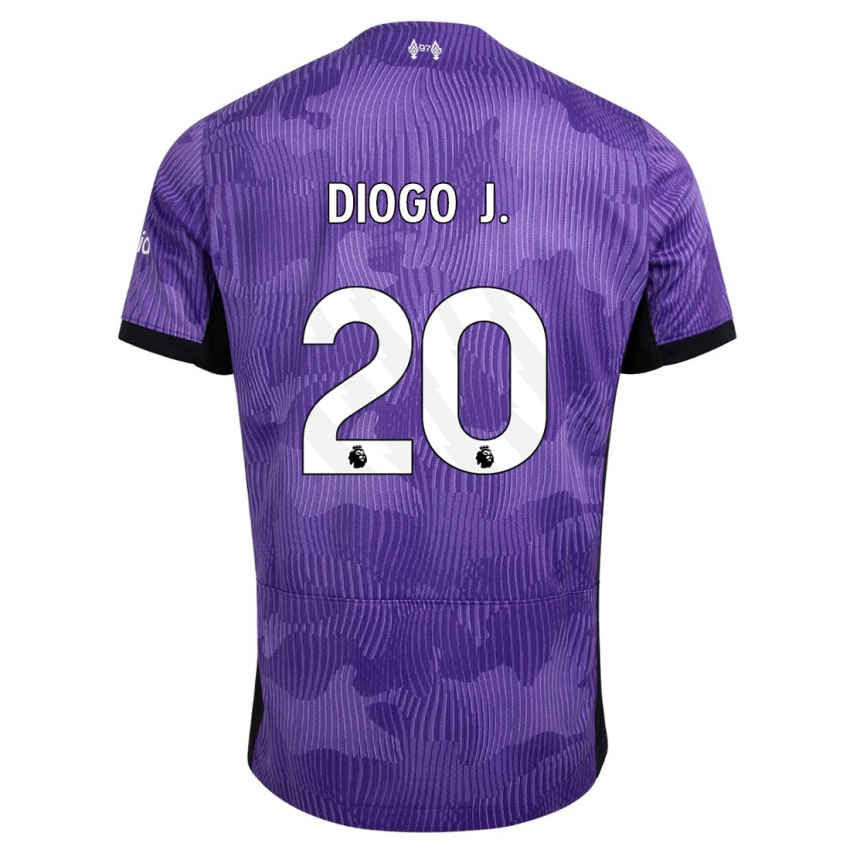 Dámské Diogo Jota #20 Nachový Třetí Hráčské Dresy 2023/24 Dres