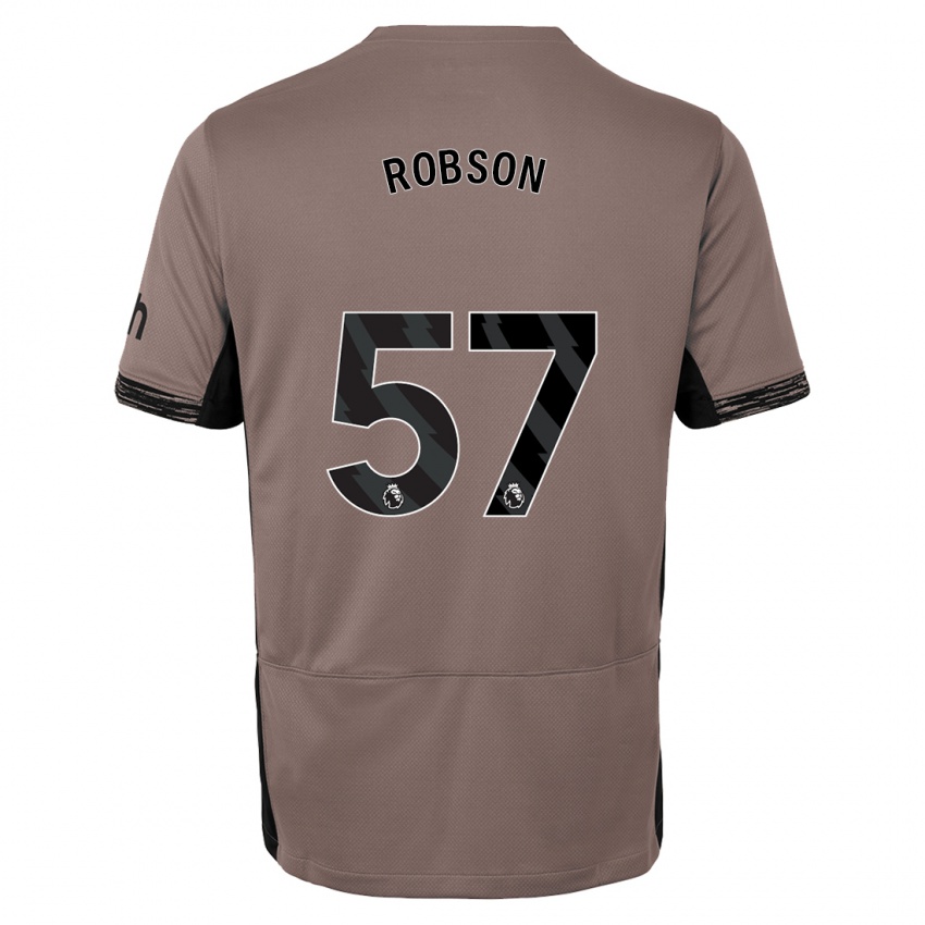 Dámské Max Robson #57 Tmavě Béžová Třetí Hráčské Dresy 2023/24 Dres