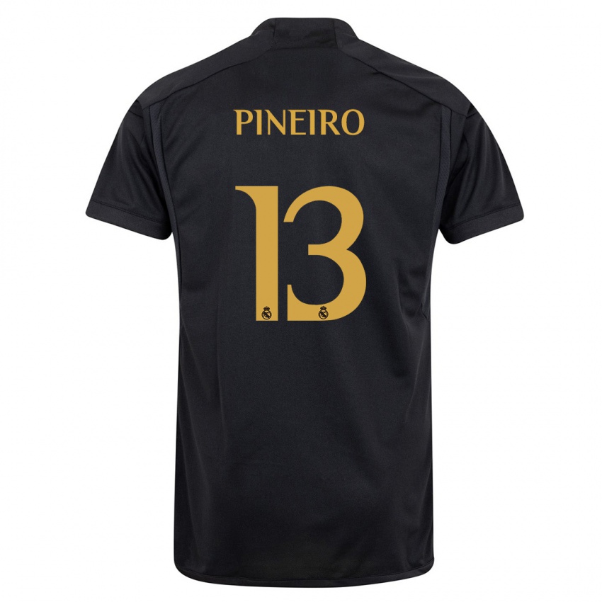 Dámské Diego Pineiro #13 Černá Třetí Hráčské Dresy 2023/24 Dres