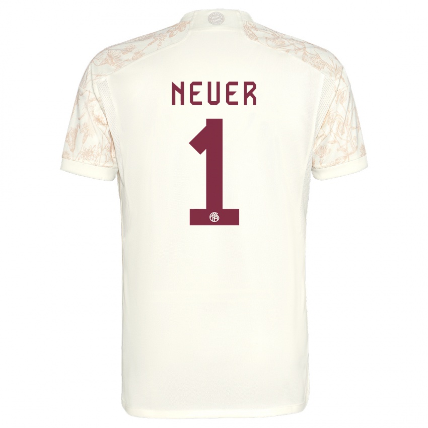 Dámské Manuel Neuer #1 Off White Třetí Hráčské Dresy 2023/24 Dres