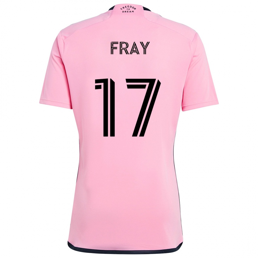 Dětské Ian Fray #17 Růžový Domů Hráčské Dresy 2024/25 Dres