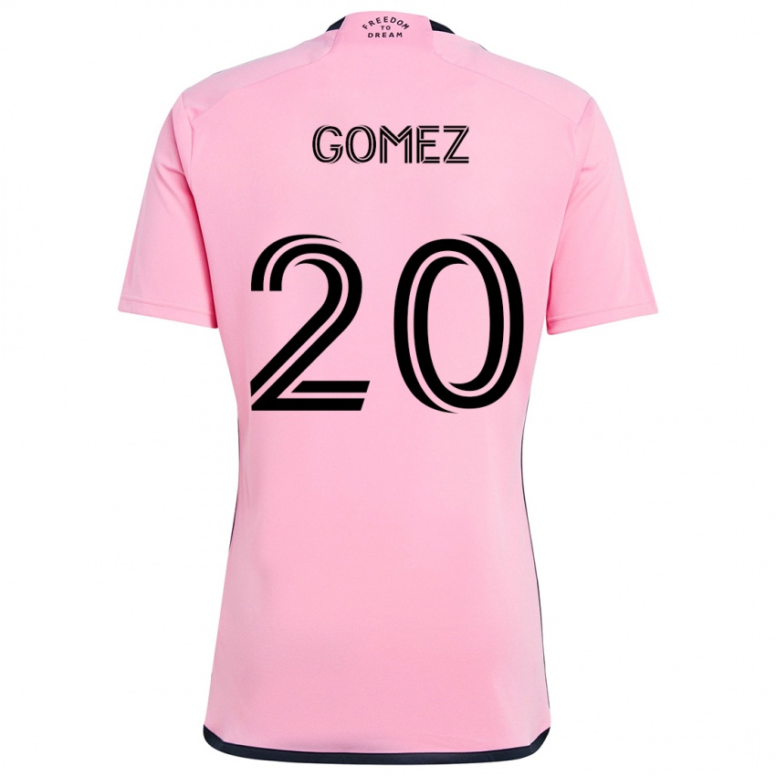 Dětské Diego Gómez #20 Růžový Domů Hráčské Dresy 2024/25 Dres