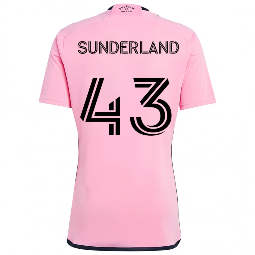 Dětské Lawson Sunderland #43 Růžový Domů Hráčské Dresy 2024/25 Dres