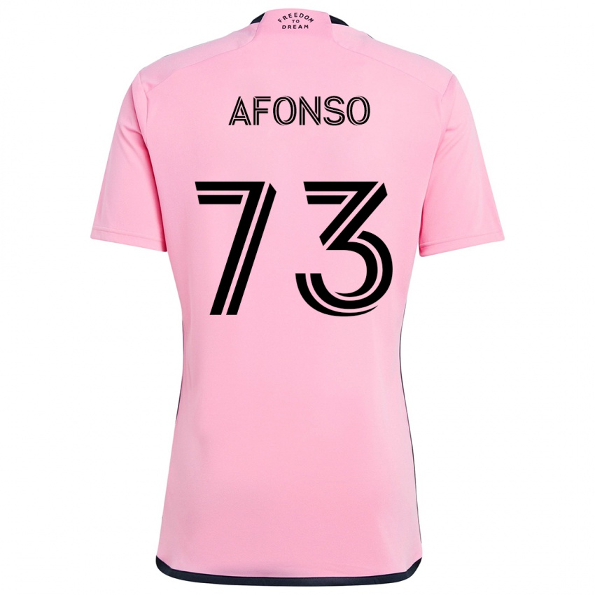 Dětské Leo Afonso #73 Růžový Domů Hráčské Dresy 2024/25 Dres