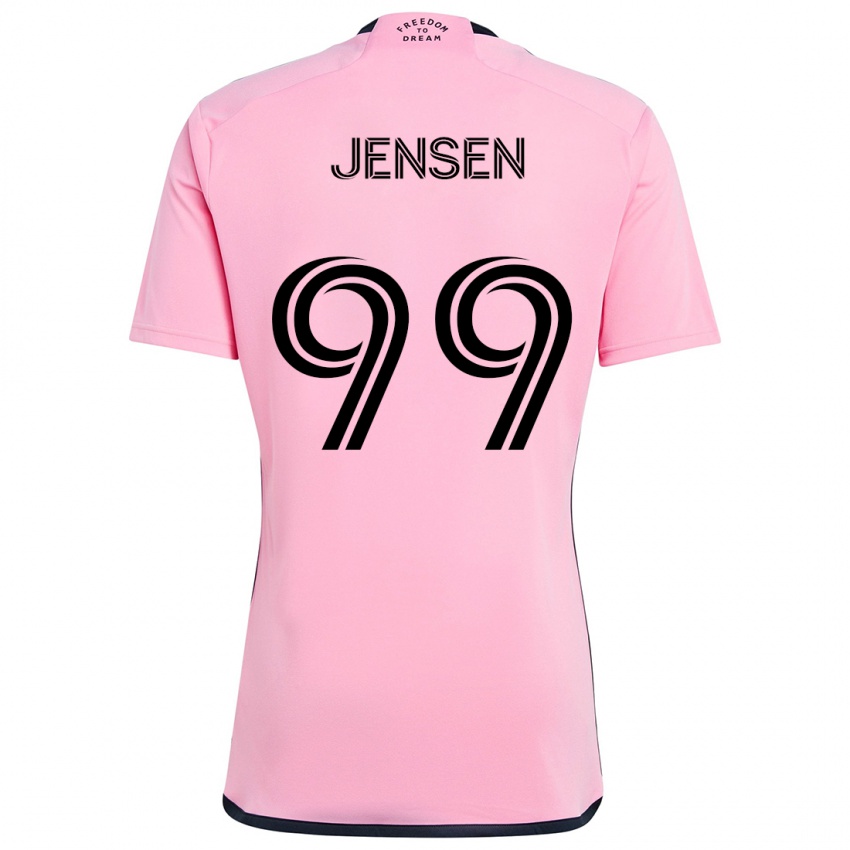 Dětské Cole Jensen #99 Růžový Domů Hráčské Dresy 2024/25 Dres