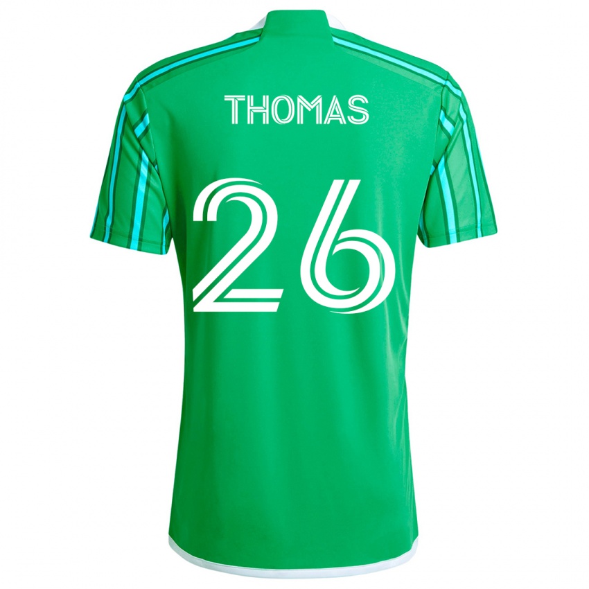 Dětské Andrew Thomas #26 Zelená Bílá Domů Hráčské Dresy 2024/25 Dres