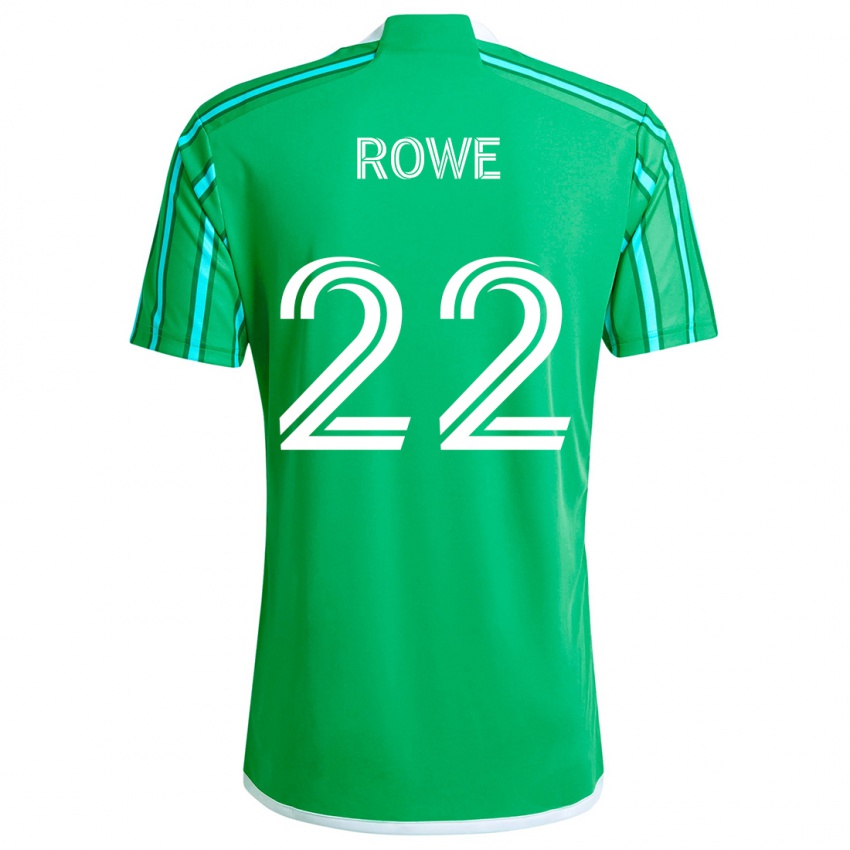 Dětské Kelyn Rowe #22 Zelená Bílá Domů Hráčské Dresy 2024/25 Dres