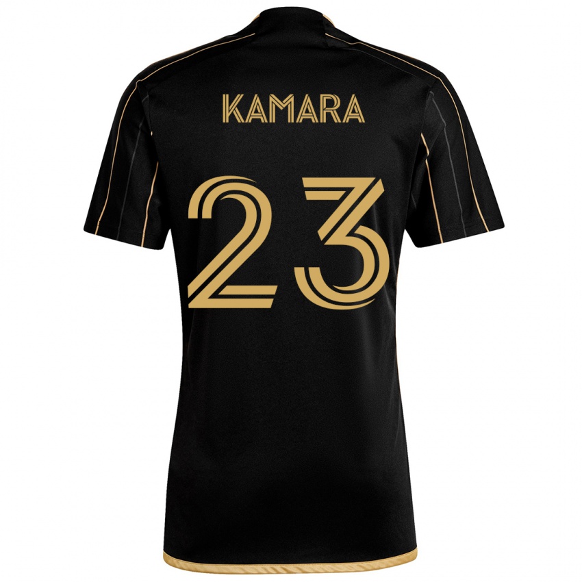 Dětské Kei Kamara #23 Černé Zlato Domů Hráčské Dresy 2024/25 Dres