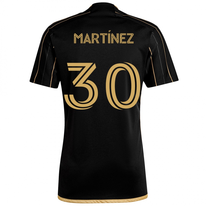 Dětské David Martínez #30 Černé Zlato Domů Hráčské Dresy 2024/25 Dres