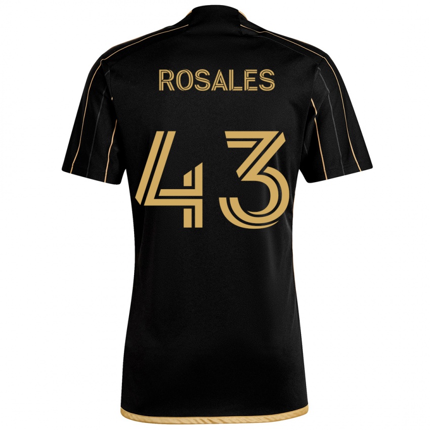 Dětské Diego Rosales #43 Černé Zlato Domů Hráčské Dresy 2024/25 Dres