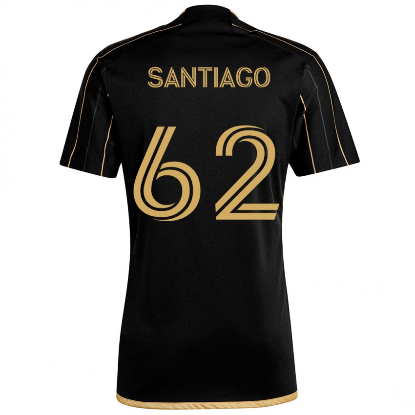 Dětské Joshua Santiago #62 Černé Zlato Domů Hráčské Dresy 2024/25 Dres