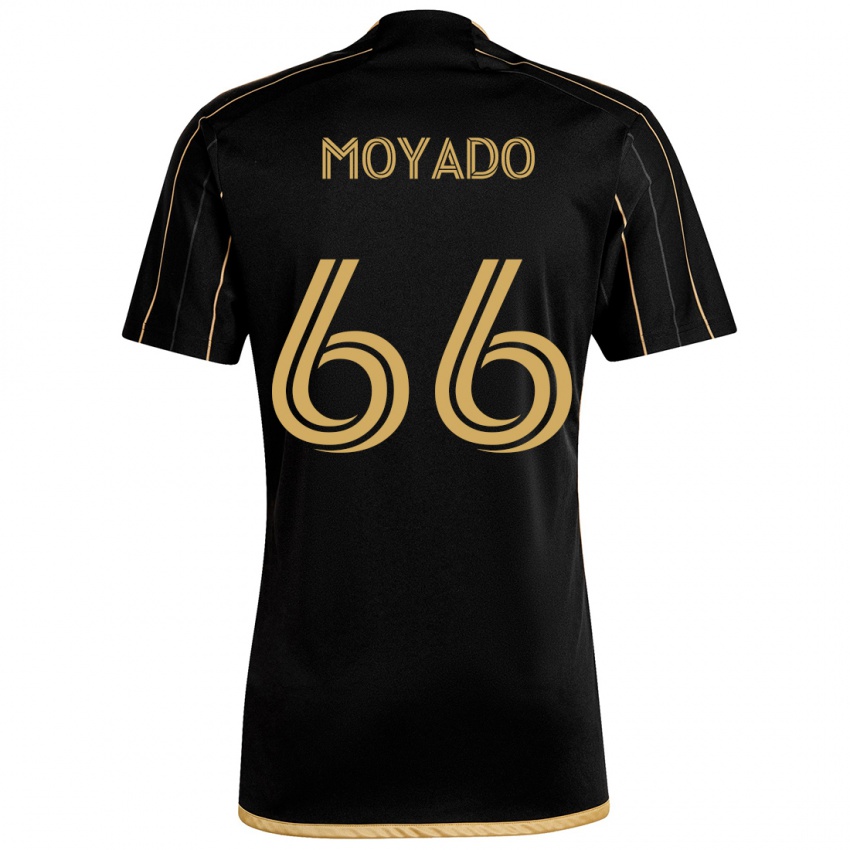 Dětské Bryan Moyado #66 Černé Zlato Domů Hráčské Dresy 2024/25 Dres