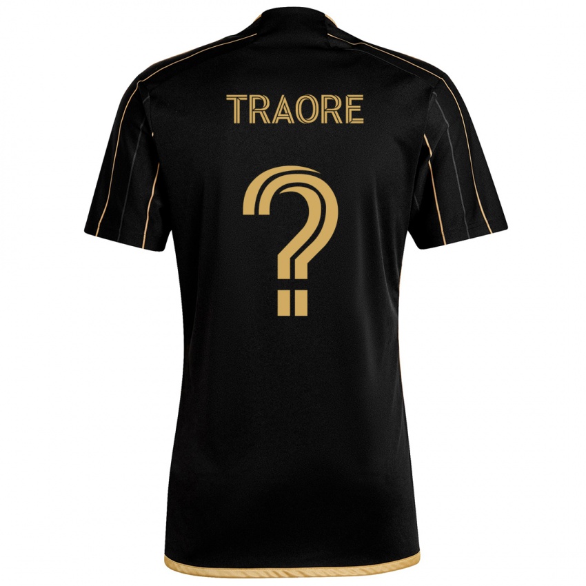 Dětské Mohamed Traore #0 Černé Zlato Domů Hráčské Dresy 2024/25 Dres