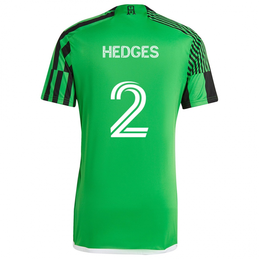 Dětské Matt Hedges #2 Zelená Černá Domů Hráčské Dresy 2024/25 Dres