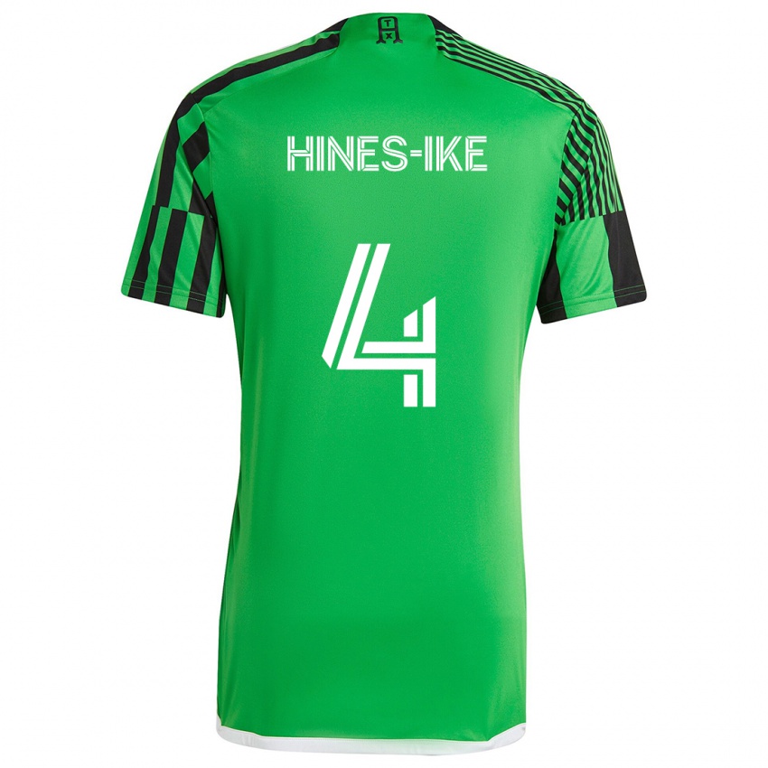 Dětské Brendan Hines-Ike #4 Zelená Černá Domů Hráčské Dresy 2024/25 Dres