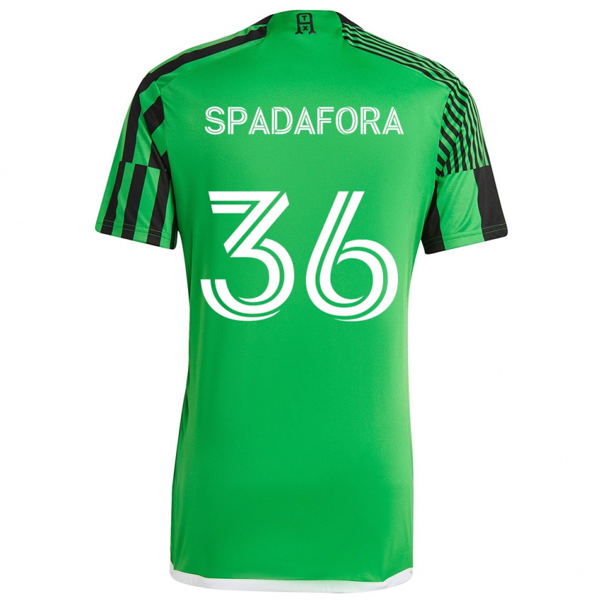 Dětské Luke Spadafora #36 Zelená Černá Domů Hráčské Dresy 2024/25 Dres