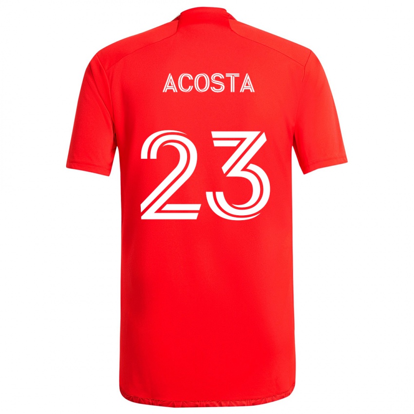 Dětské Kellyn Acosta #23 Červená Bílá Domů Hráčské Dresy 2024/25 Dres