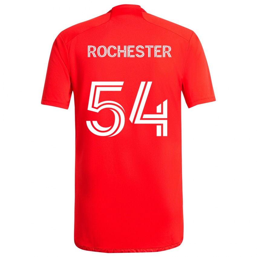 Dětské Lamonth Rochester #54 Červená Bílá Domů Hráčské Dresy 2024/25 Dres