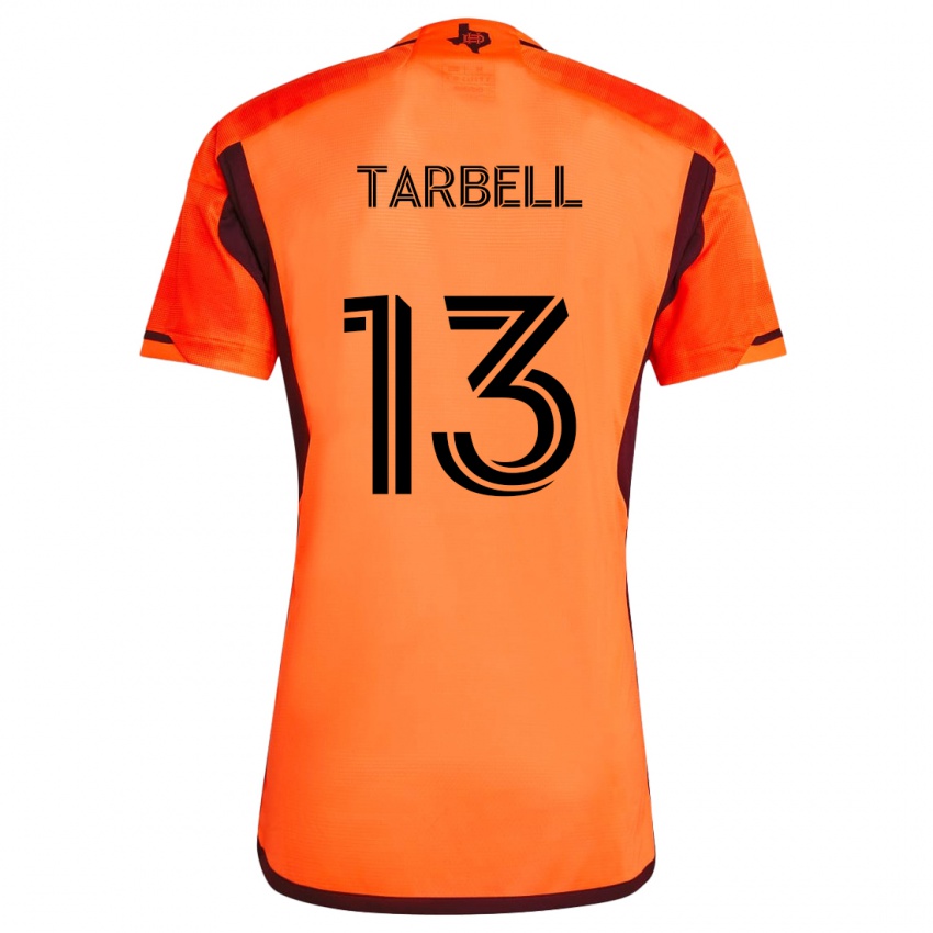 Dětské Andrew Tarbell #13 Oranžová Černá Domů Hráčské Dresy 2024/25 Dres