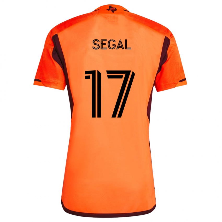 Dětské Gabriel Segal #17 Oranžová Černá Domů Hráčské Dresy 2024/25 Dres