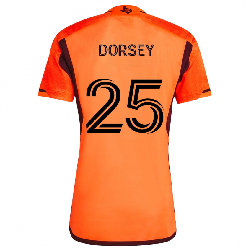 Dětské Griffin Dorsey #25 Oranžová Černá Domů Hráčské Dresy 2024/25 Dres