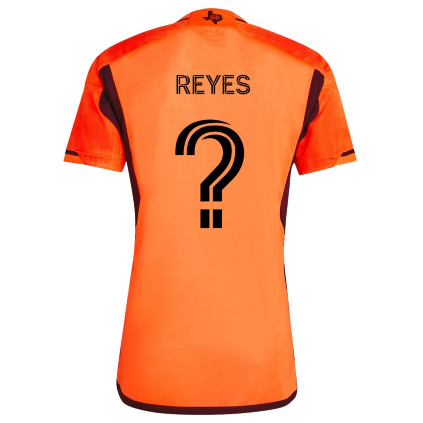 Dětské Dylan Reyes #0 Oranžová Černá Domů Hráčské Dresy 2024/25 Dres