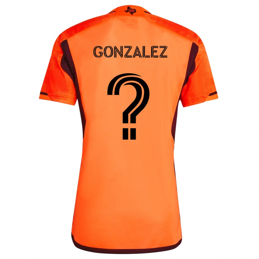 Dětské Axel Gonzalez #0 Oranžová Černá Domů Hráčské Dresy 2024/25 Dres