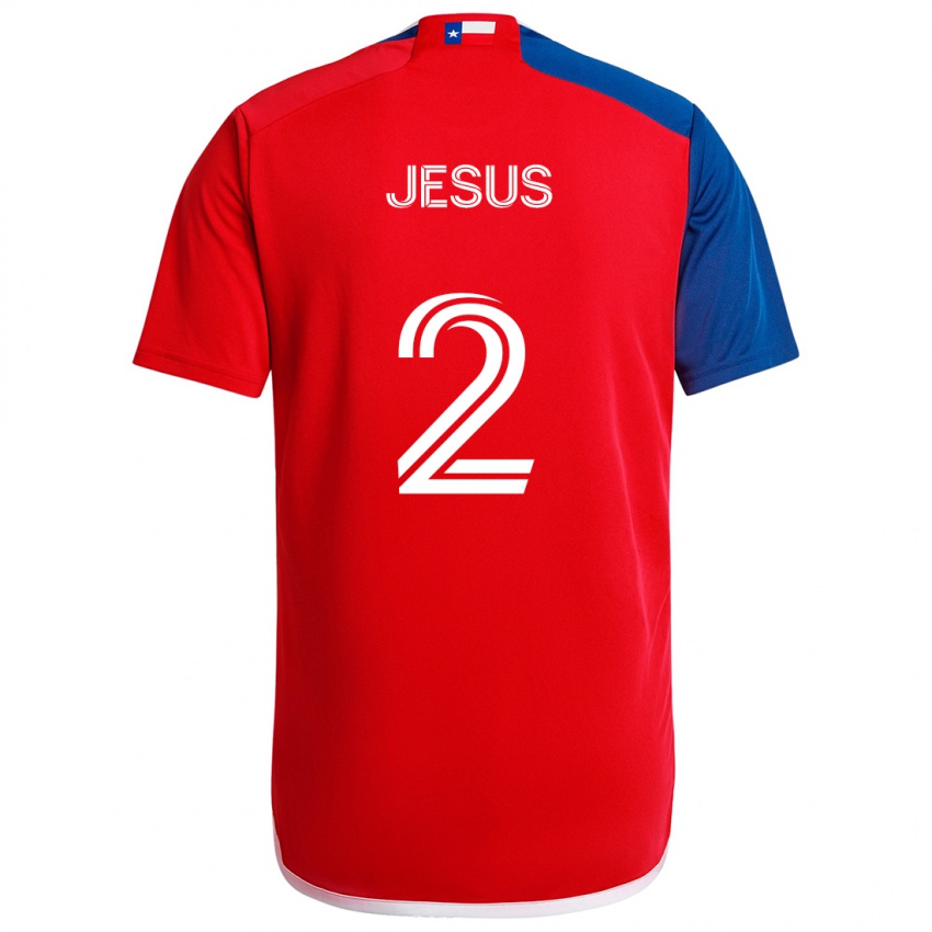 Dětské Geovane Jesus #2 Modrá Červená Domů Hráčské Dresy 2024/25 Dres