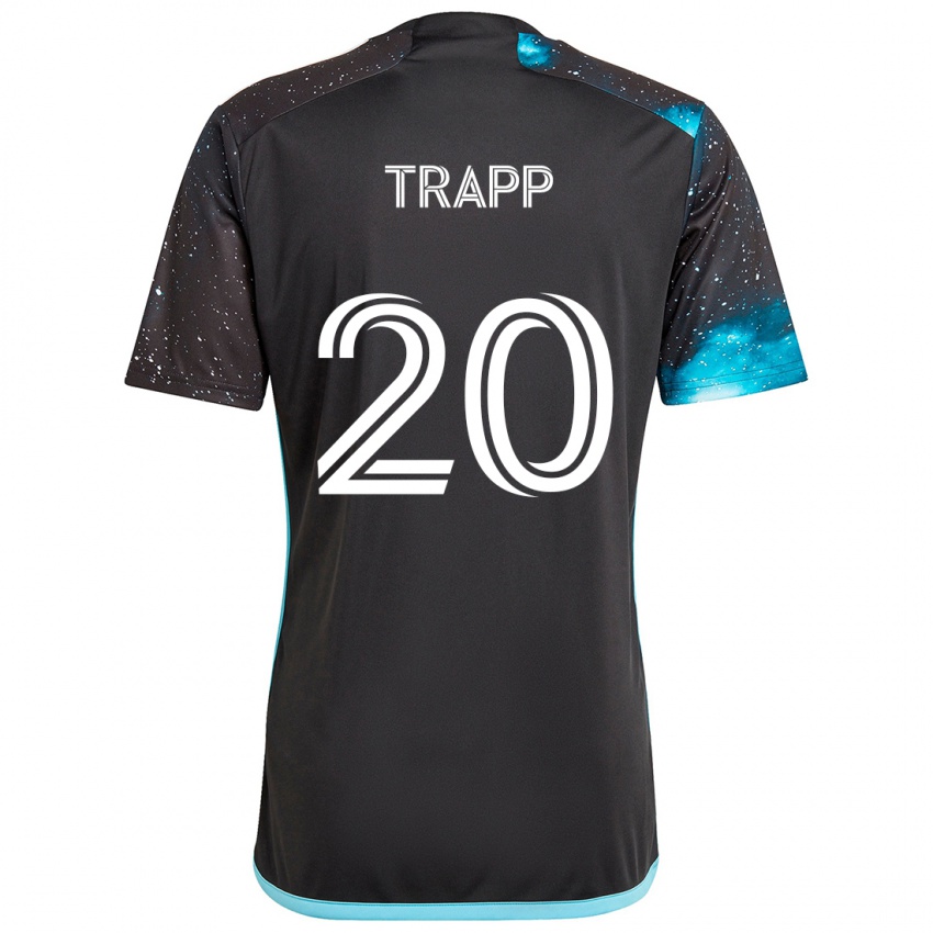 Dětské Wil Trapp #20 Černá Modrá Domů Hráčské Dresy 2024/25 Dres