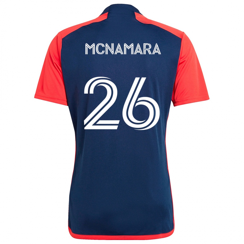 Dětské Tommy Mcnamara #26 Modrá Červená Domů Hráčské Dresy 2024/25 Dres