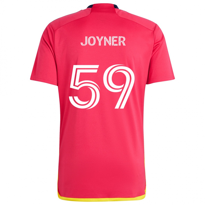 Dětské Mykhi Joyner #59 Červená Modrá Domů Hráčské Dresy 2024/25 Dres