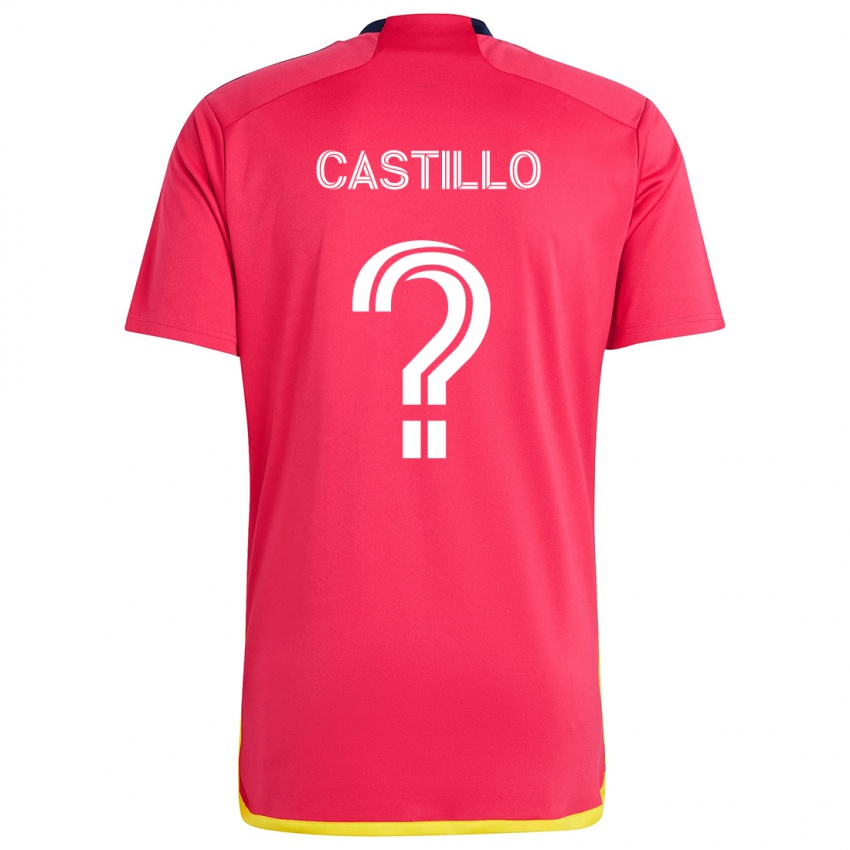 Dětské Jayson Castillo #0 Červená Modrá Domů Hráčské Dresy 2024/25 Dres