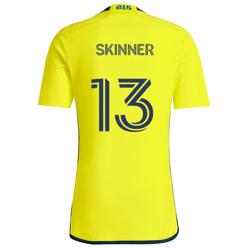 Dětské Joey Skinner #13 Žlutá Modrá Domů Hráčské Dresy 2024/25 Dres