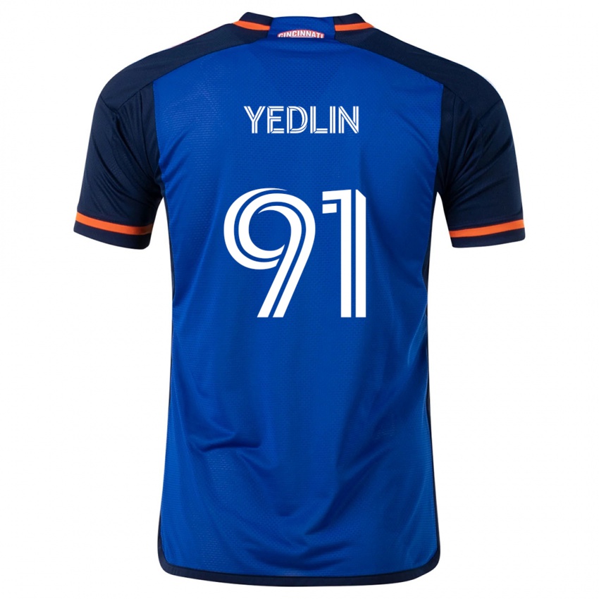 Dětské Deandre Yedlin #91 Modrá Bílá Domů Hráčské Dresy 2024/25 Dres