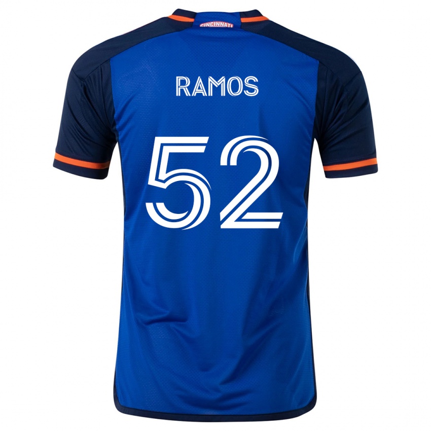 Dětské Yair Ramos #52 Modrá Bílá Domů Hráčské Dresy 2024/25 Dres