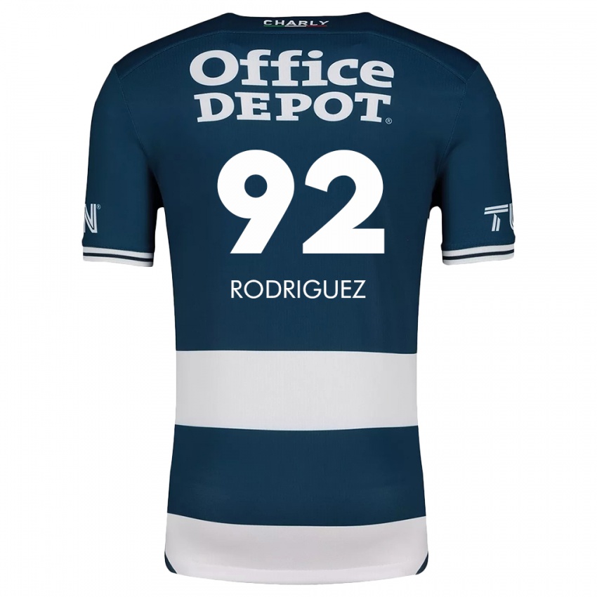 Dětské Sergio Rodríguez #92 Modrá Bílá Domů Hráčské Dresy 2024/25 Dres