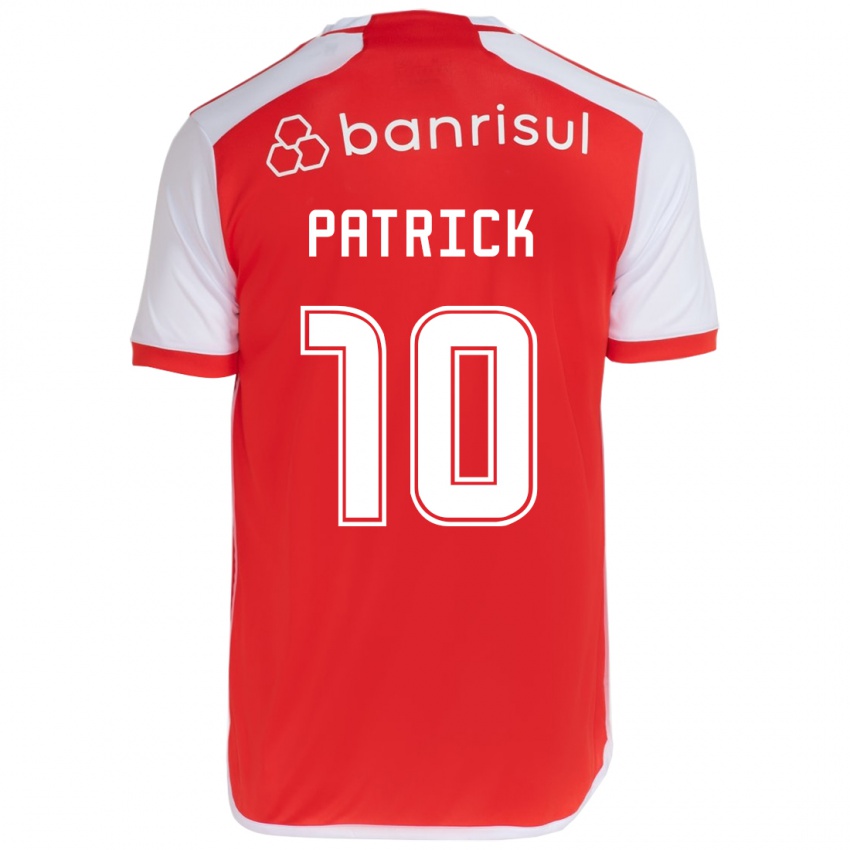 Dětské Alan Patrick #10 Červená Bílá Domů Hráčské Dresy 2024/25 Dres